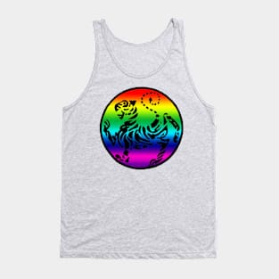 Shotokan Rainbow Tiger Tank Top